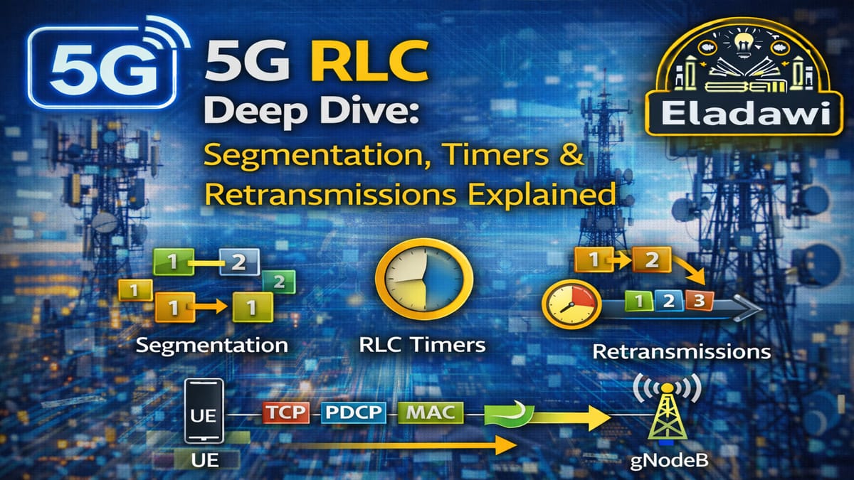 5G RLC Complete Guide — Concepts, Modes, Timers, and Troubleshooting (Article + Video)