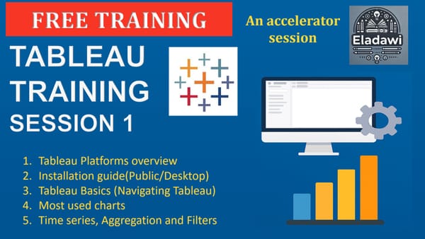 Free Tableau Course 2025 | Install, Build Charts, Dashboards in 1 Hour+ (Session 1)