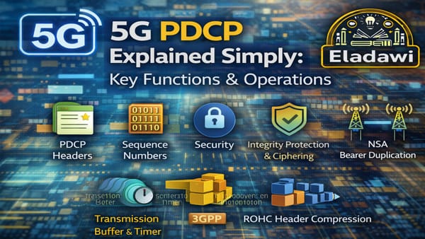 5G PDCP Complete Guide — Functions, Headers, Timers, Reordering, and Data Recovery